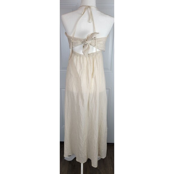 Zara Tortoiseshell Effect Chain Midi Dress Size M - Picture 9 of 9